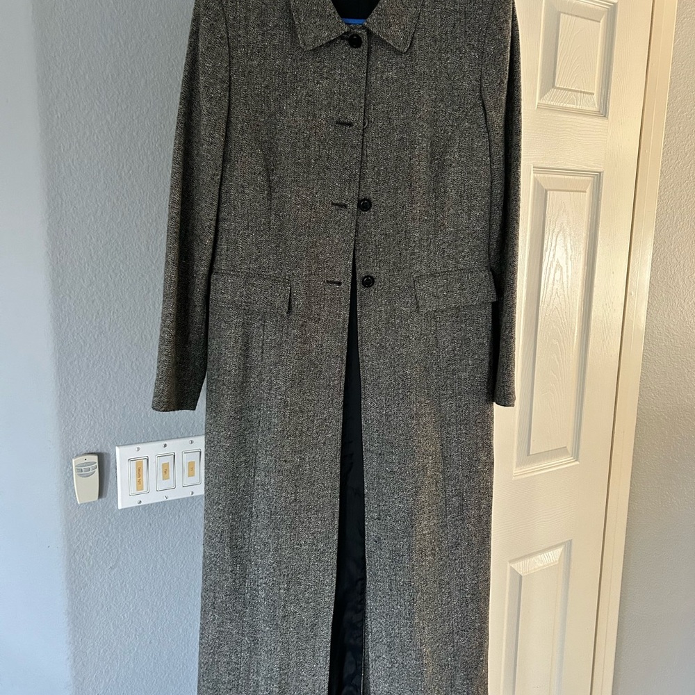 Preview Collection Charcoal Wool‎ Blend Coat